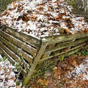 компостник зимой