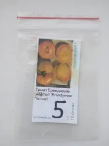 сорт томатов Брендивайн жёлтый